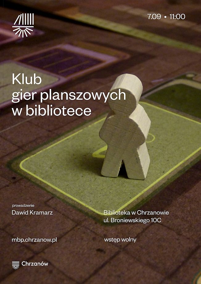 klub gier planszowych 07.09.2024 zapowiedź